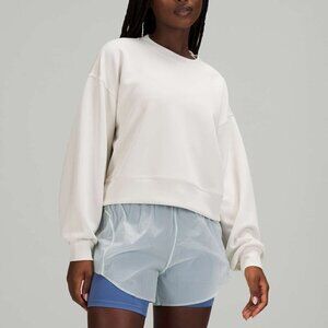 NWOT Lululemon Perfectly Oversized Cropped Crew *Softstreme